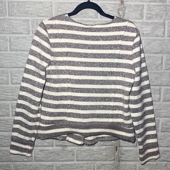 ⭐️NWT MSRP $68 Caslon Raw Edge Fleece Jacket Women's Size Large - Picture 5 of 10